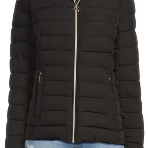 Michael Kors Missy’s Faux Fur Trimmed Hooded Packable Jacket